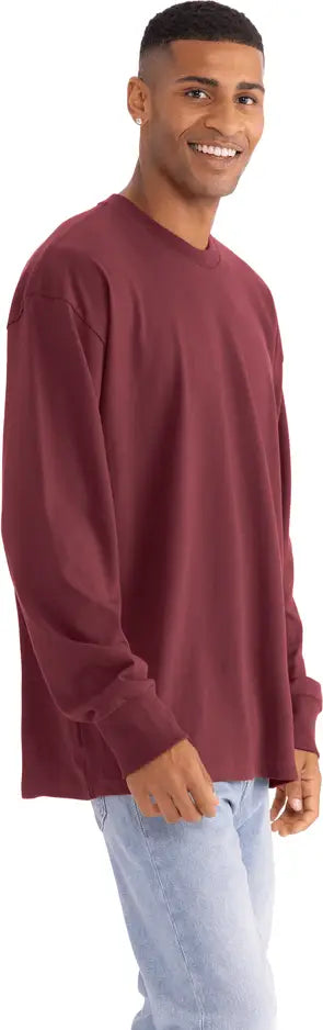 Next Level 7211 Heavyweight Cotton Long Sleeve T-shirt - Maroon