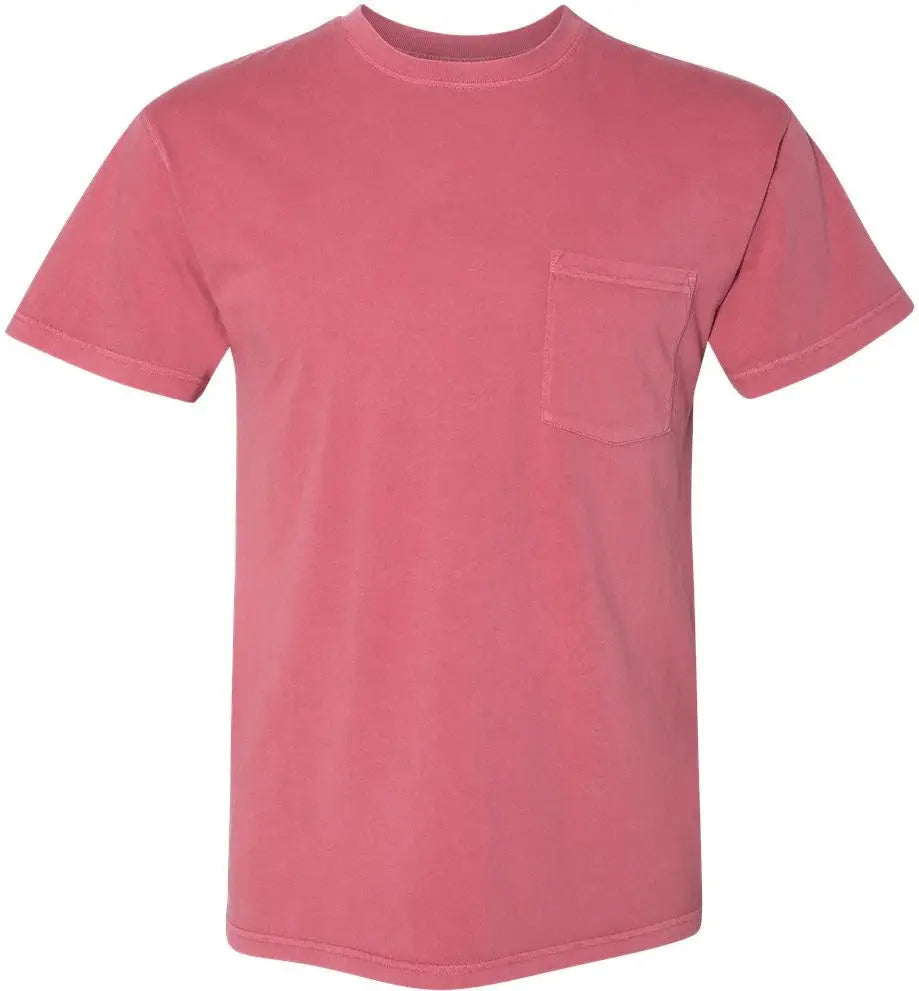Next Level 7415 Inspired Dye Short Sleeve Pocket T-shirt - Smoked Paprika - Adult Xs