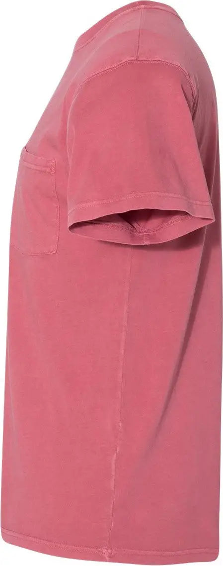 Next Level 7415 Inspired Dye Short Sleeve Pocket T-shirt - Smoked Paprika
