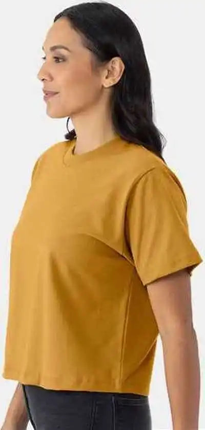 Next Level 7610 Women’s Heavyweight Boxy t Shirt Antique Gold
