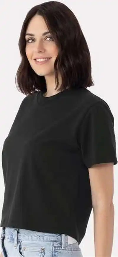 Next Level 7610 Women’s Heavyweight Boxy t Shirt Black