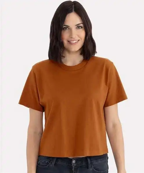 Next Level 7610 Women’s Heavyweight Boxy t Shirt Clay