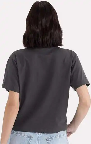 Next Level 7610 Women’s Heavyweight Boxy T-shirt - Graphite Black