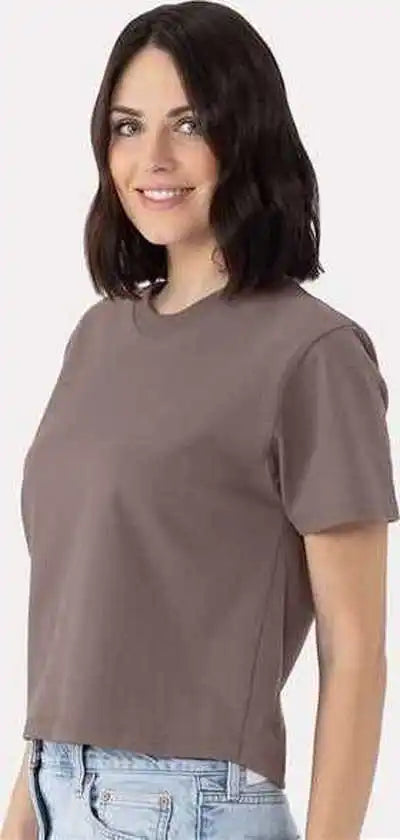 Next Level 7610 Women’s Heavyweight Boxy T-shirt - Shiitake