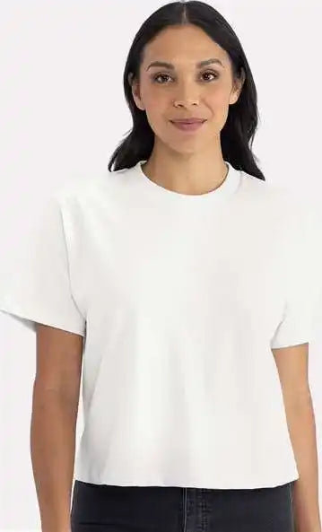Next Level 7610 Women’s Heavyweight Boxy t Shirt White