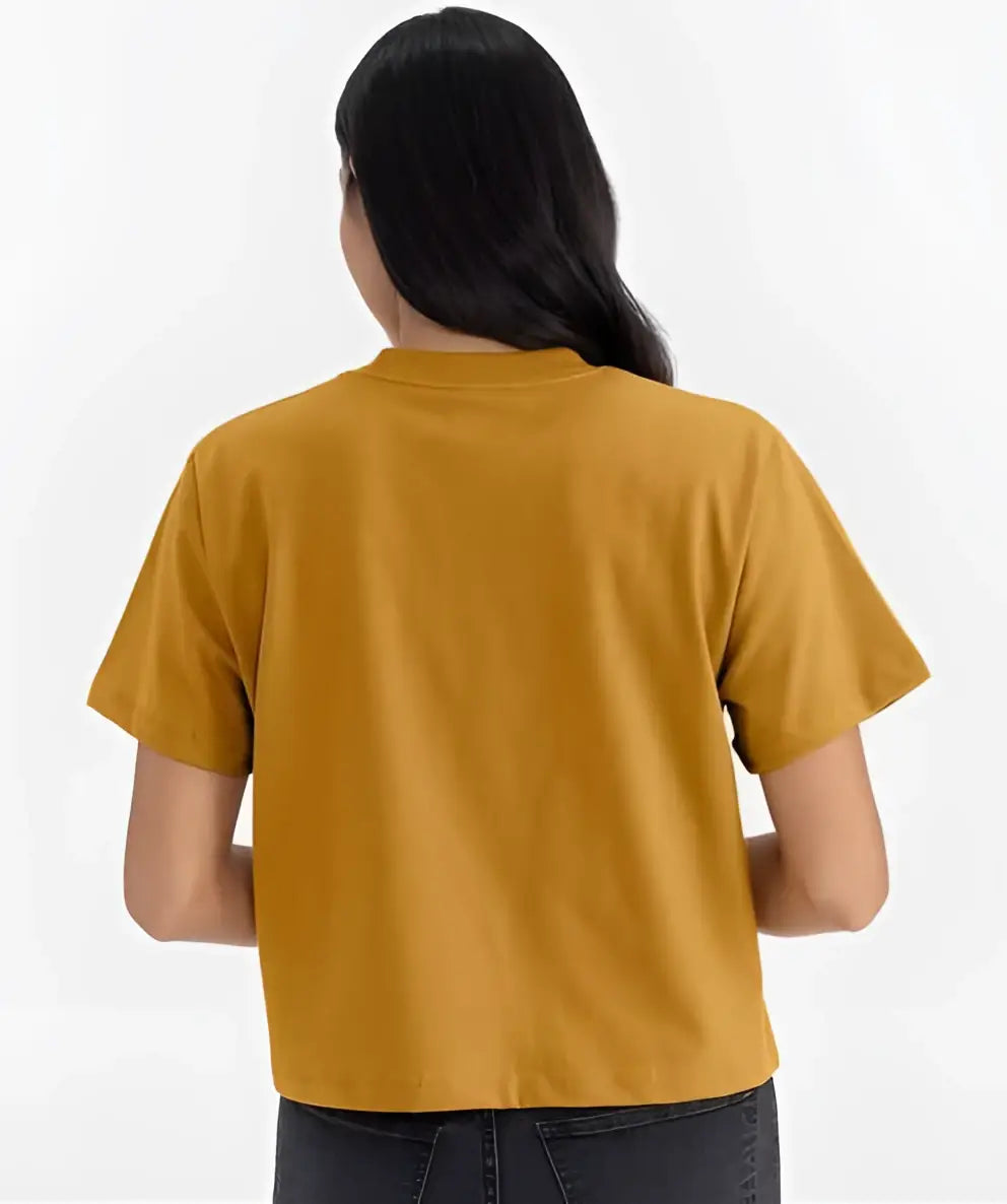 Next Level 7610 Women’s Heavyweight High Boxy T-shirt - Antique Gold