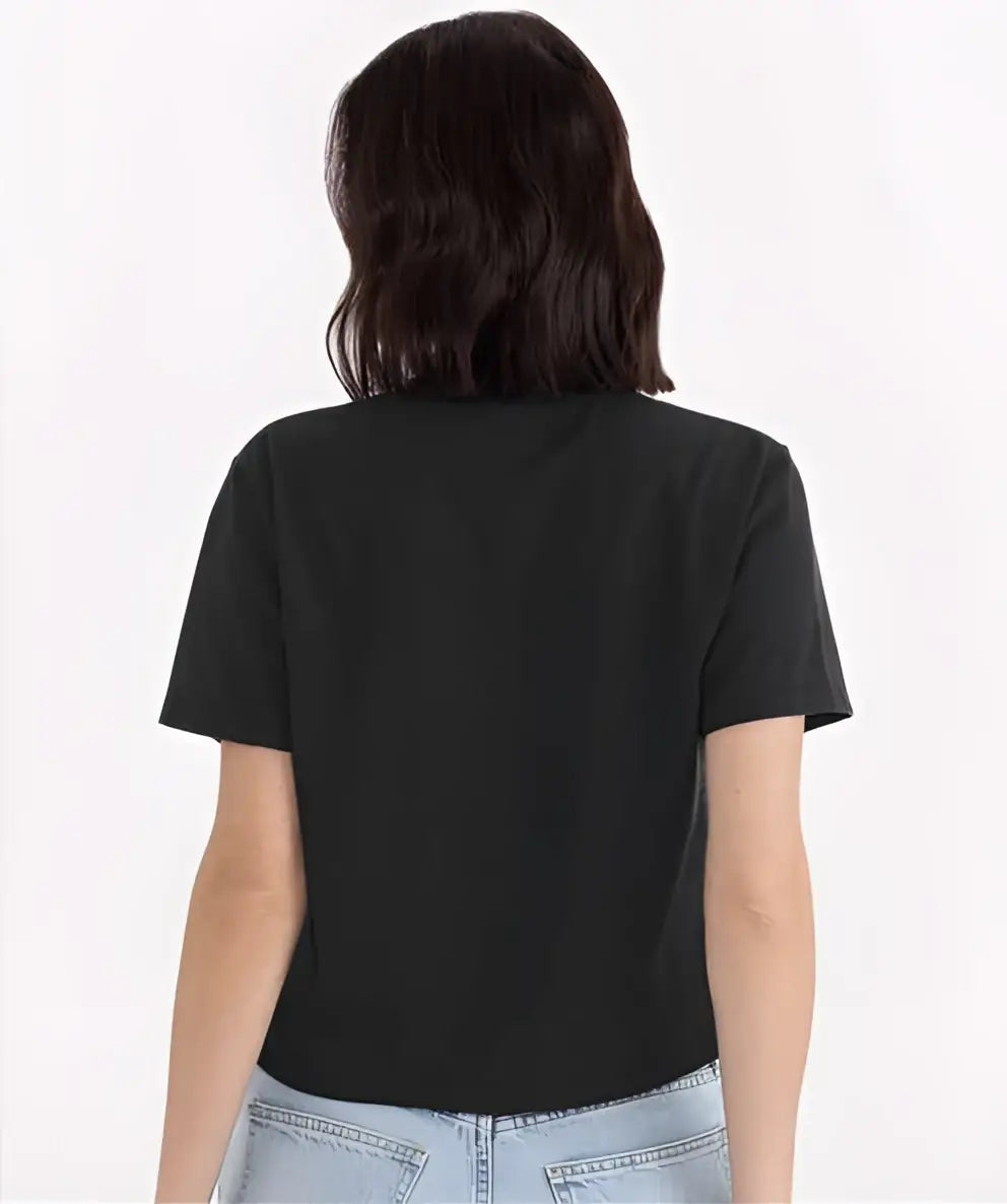 Next Level 7610 Women’s Heavyweight High Boxy T-shirt - Black