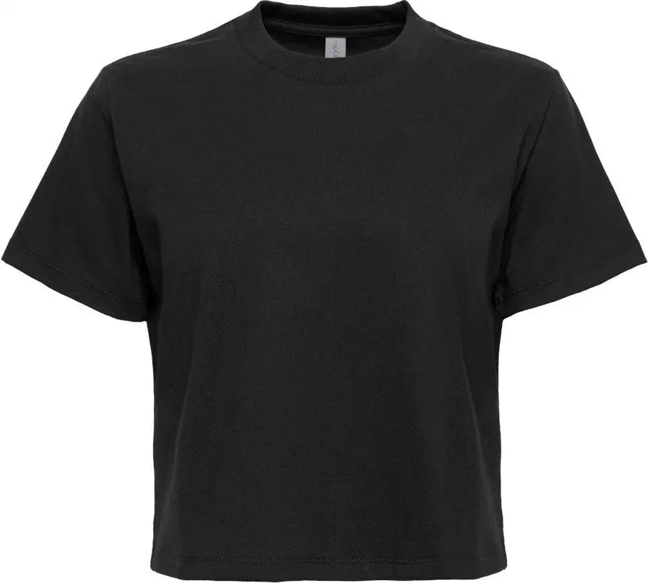 Next Level 7610 Women’s Heavyweight High Boxy T-shirt - Black - Ladies Xs