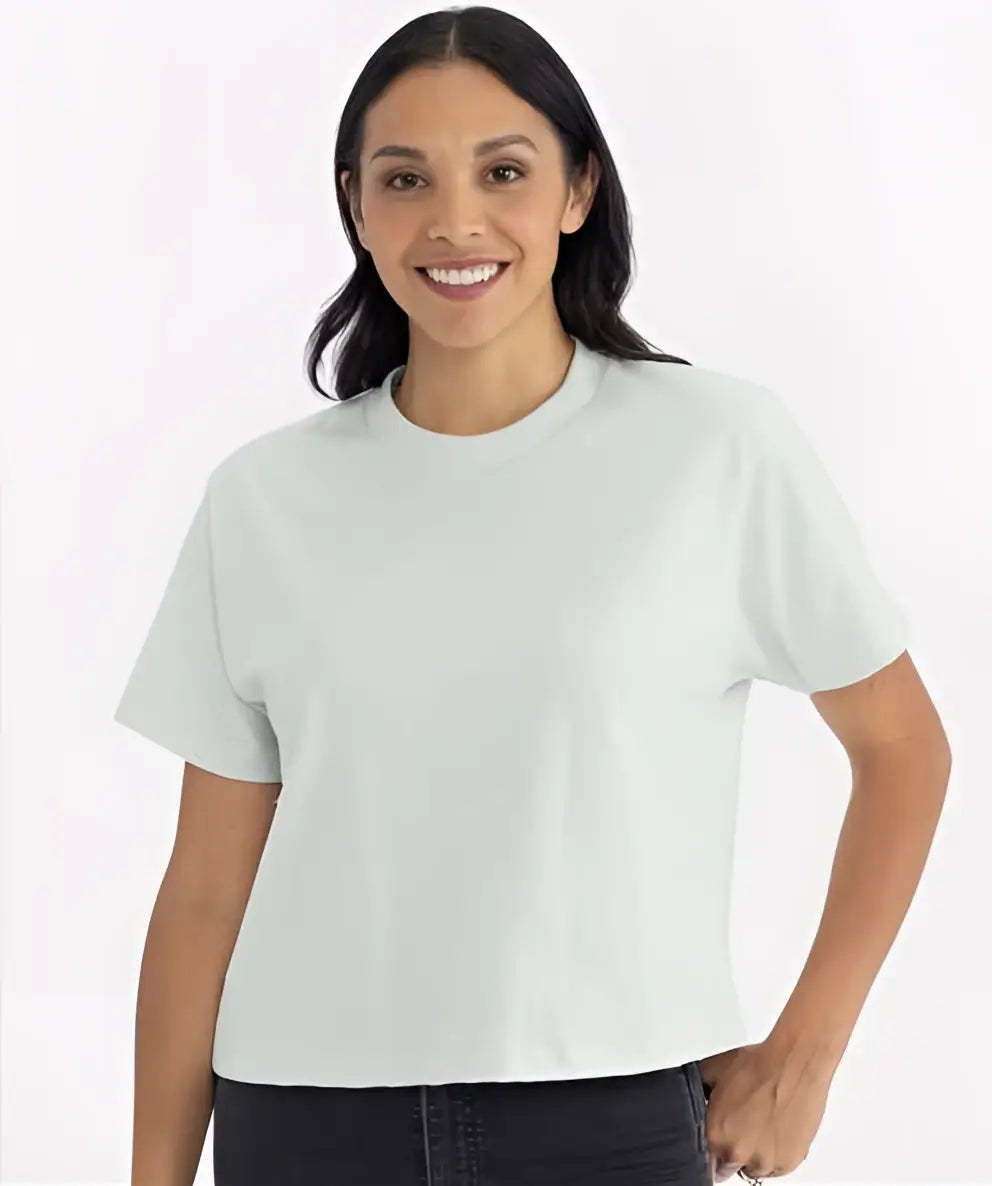 Next Level 7610 Women’s Heavyweight High Boxy T-shirt - Bone