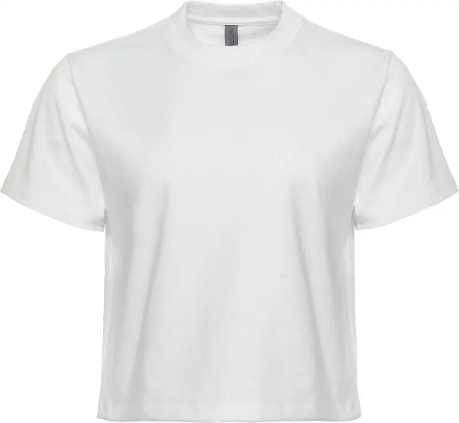 Next Level 7610 Women’s Heavyweight High Boxy T-shirt - Bone - Ladies Xs