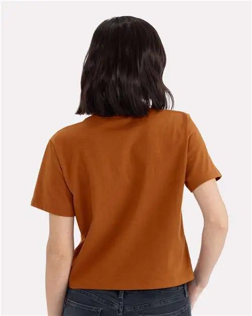Next Level 7610 Women’s Heavyweight High Boxy T-shirt - Clay