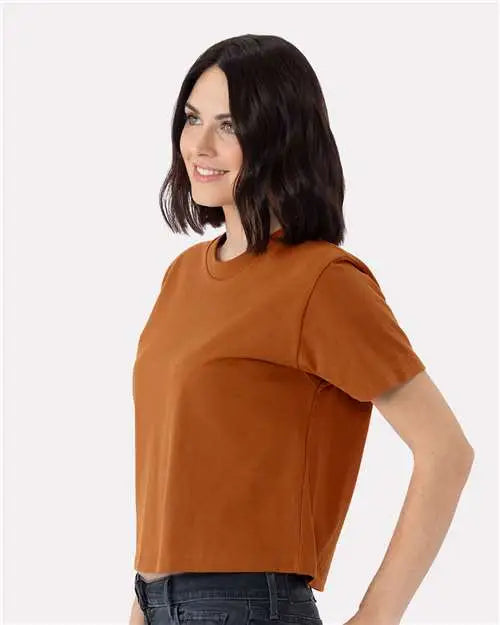 Next Level 7610 Women’s Heavyweight High Boxy T-shirt - Clay