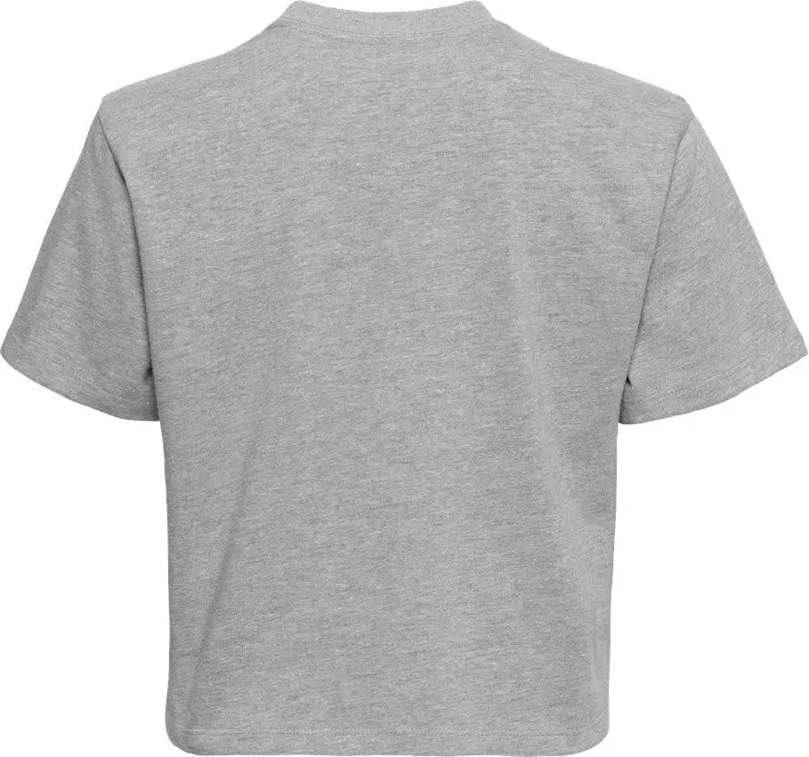 Next Level 7610 Women’s Heavyweight High Boxy T-shirt - Heather Gray - Ladies Xs