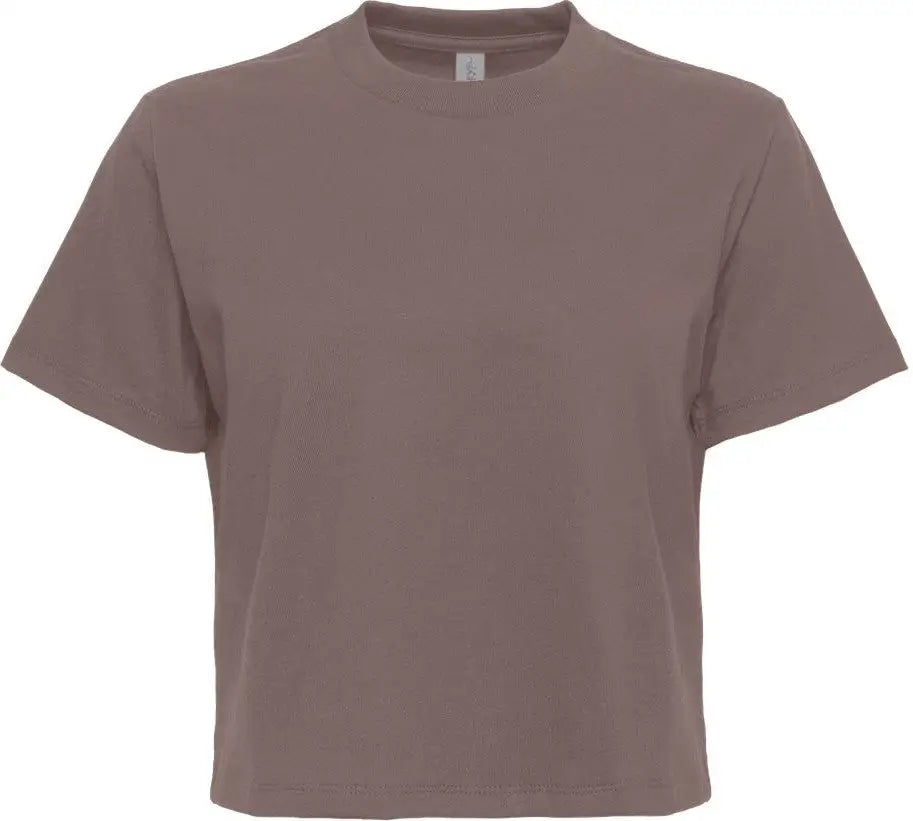 Next Level 7610 Women’s Heavyweight High Boxy T-shirt - Shiitake - Ladies Xs