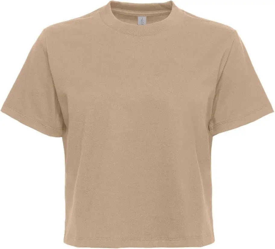 Next Level 7610 Women’s Heavyweight High Boxy T-shirt - Tan