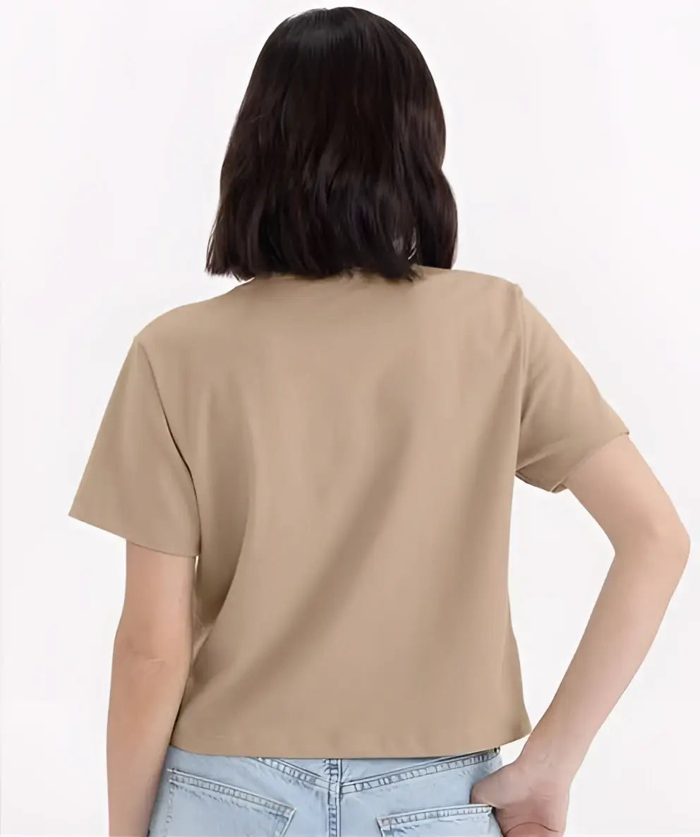 Next Level 7610 Women’s Heavyweight High Boxy T-shirt - Tan