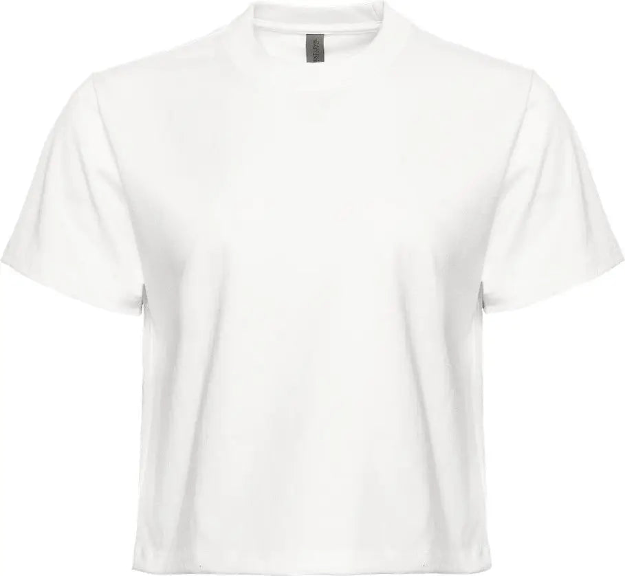 Next Level 7610 Women’s Heavyweight High Boxy T-shirt - White - Ladies Xs