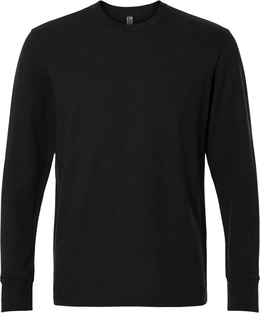 Next Level 8211 Ideal Thermal Long Sleeve - Black - Adult Xs