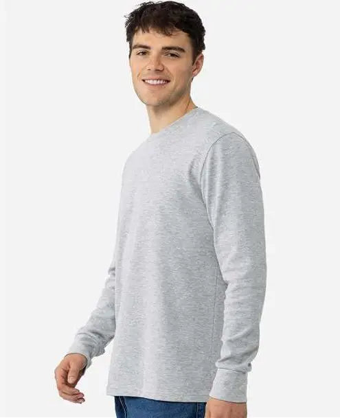 Next Level 8211 Ideal Thermal Long Sleeve - Heather Gray - Adult Xs