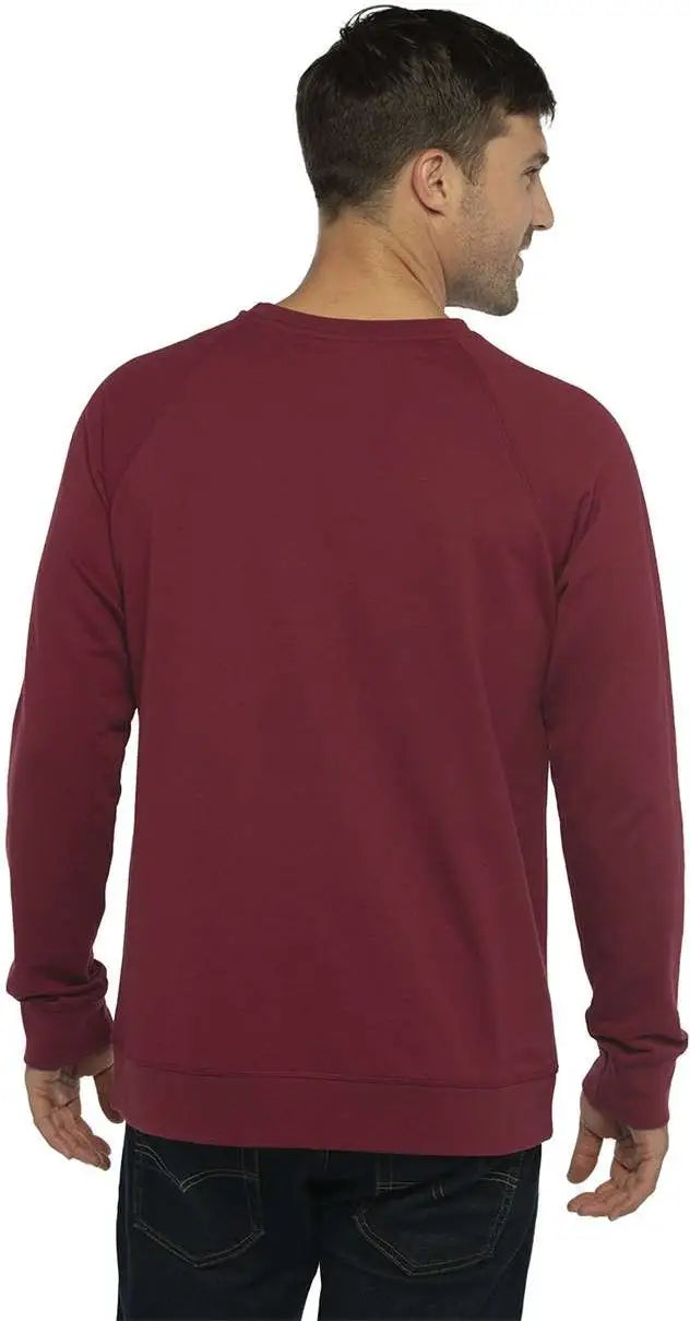Next Level 9000 Laguna Raglan Sweatshirt - Cardinal