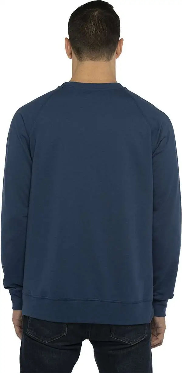 Next Level 9000 Laguna Raglan Sweatshirt - Cool Blue