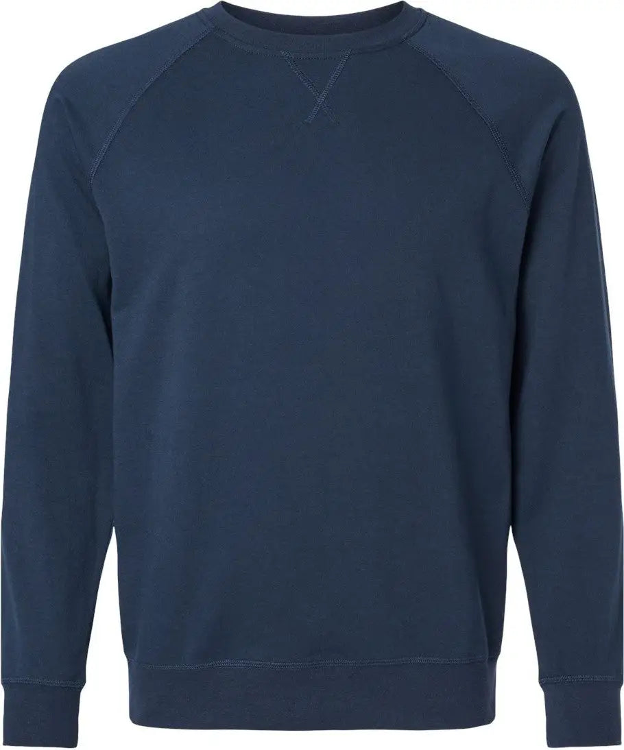 Next Level 9000 Laguna Raglan Sweatshirt - Midnight Navy - Adult Xs