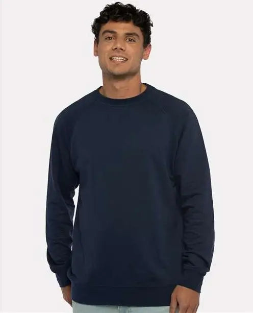 Next Level 9000 Laguna Raglan Sweatshirt - Midnight Navy