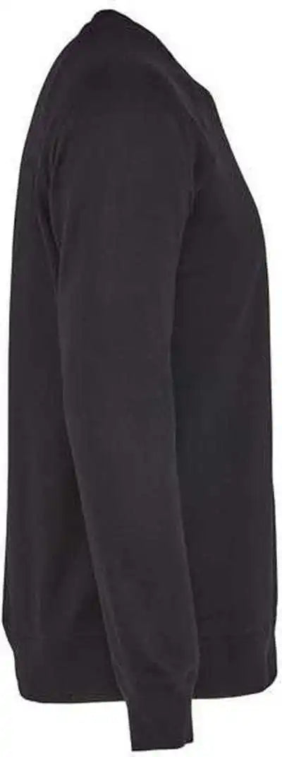 Next Level 9000 Unisex Laguna Raglan Crewneck Sweatshirt Black