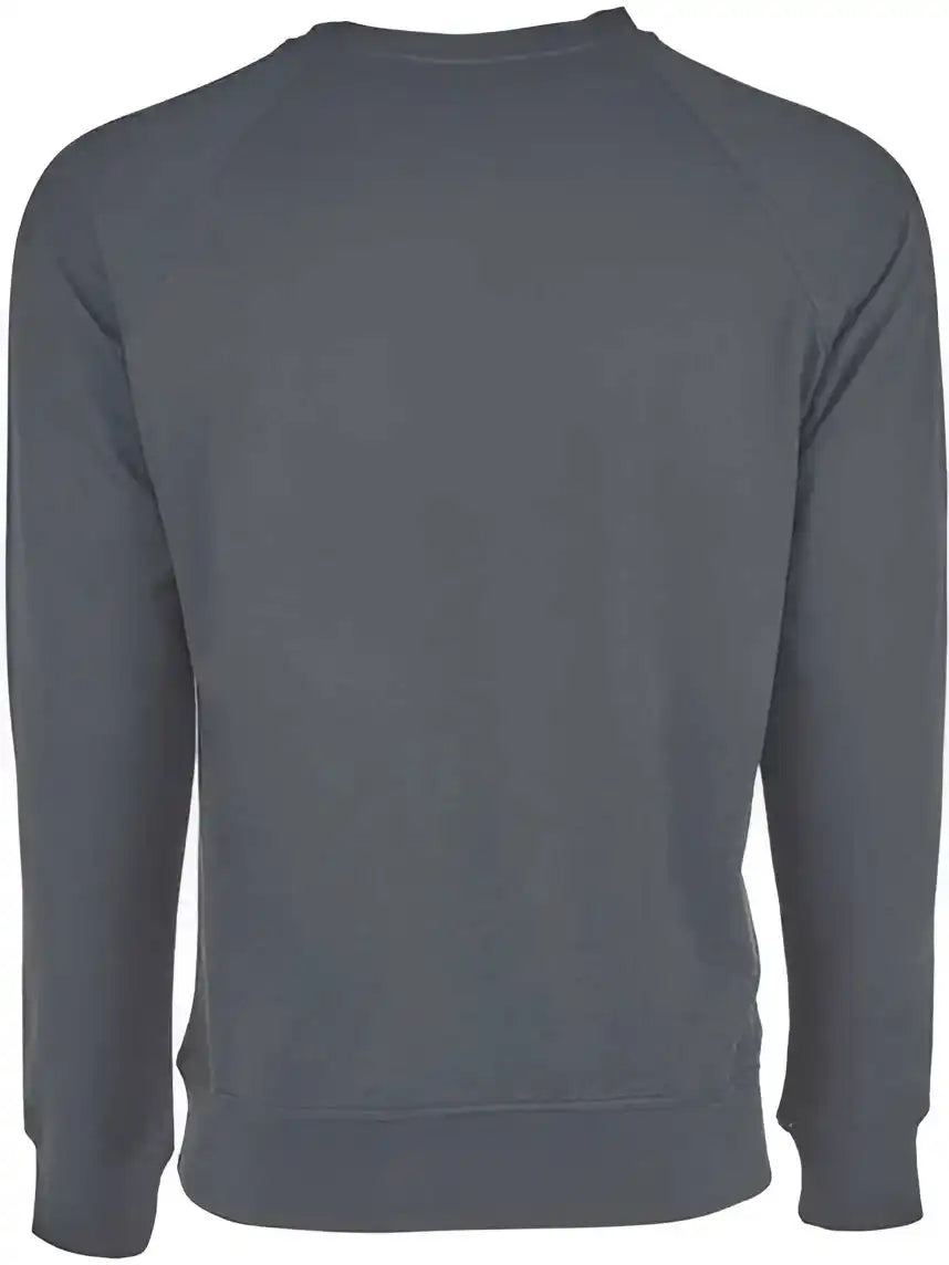 Next Level 9000 Unisex Laguna Raglan Crewneck Sweatshirt - Heavy Metal