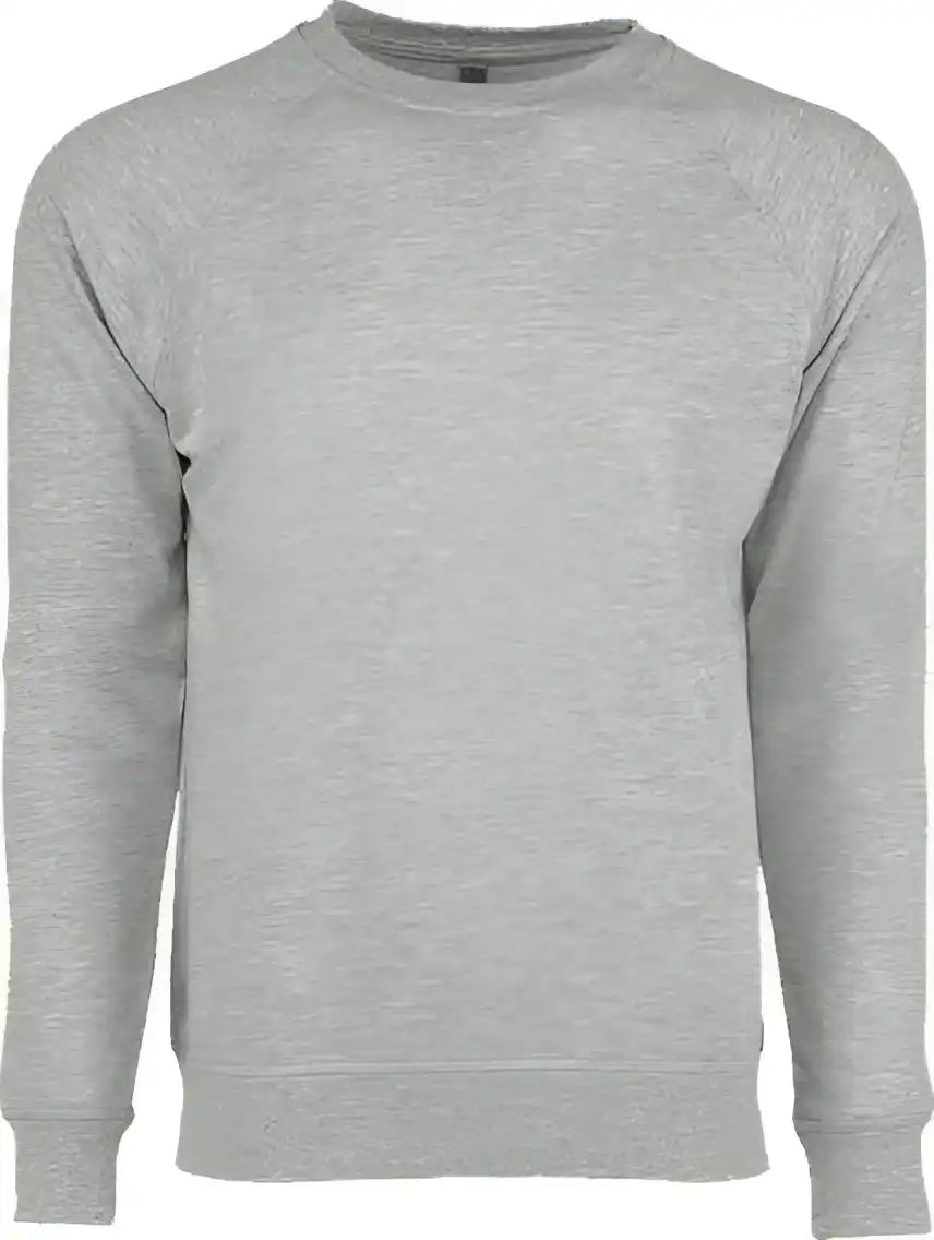 Next Level 9000 Unisex Laguna Raglan Crewneck Sweatshirt Oatmeal