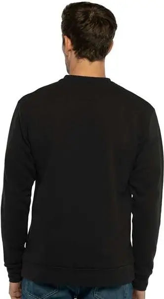 Next Level 9001 Santa Barbara Pocket Sweatshirt - Black