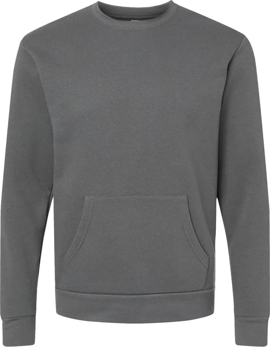 Next Level 9001 Santa Barbara Pocket Sweatshirt - Heavy Metal
