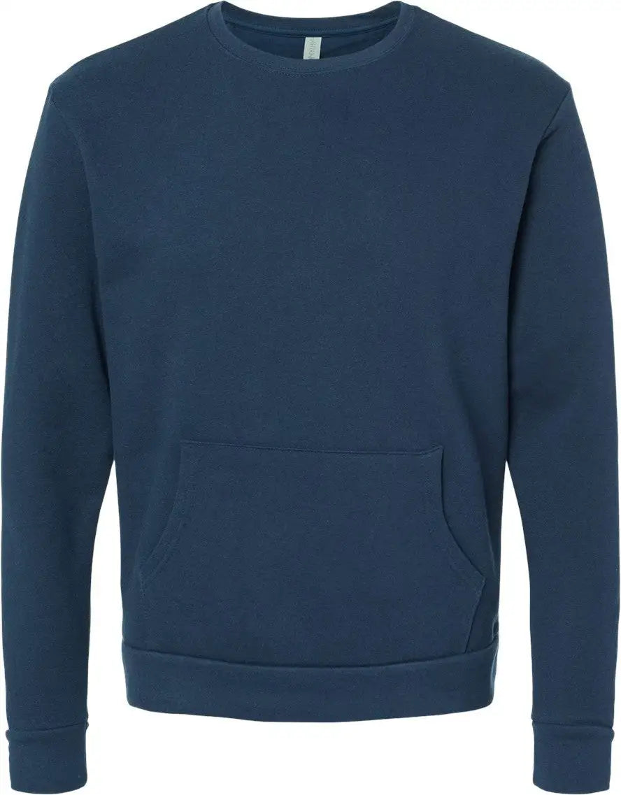 Next Level 9001 Santa Barbara Pocket Sweatshirt - Midnight Navy - Adult Xs