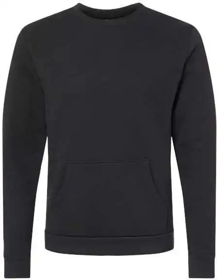 Next Level 9001 Unisex Santa Cruz Pocket Sweatshirt - Black