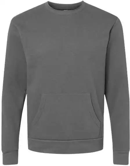 Next Level 9001 Unisex Santa Cruz Pocket Sweatshirt - Heavy Metal