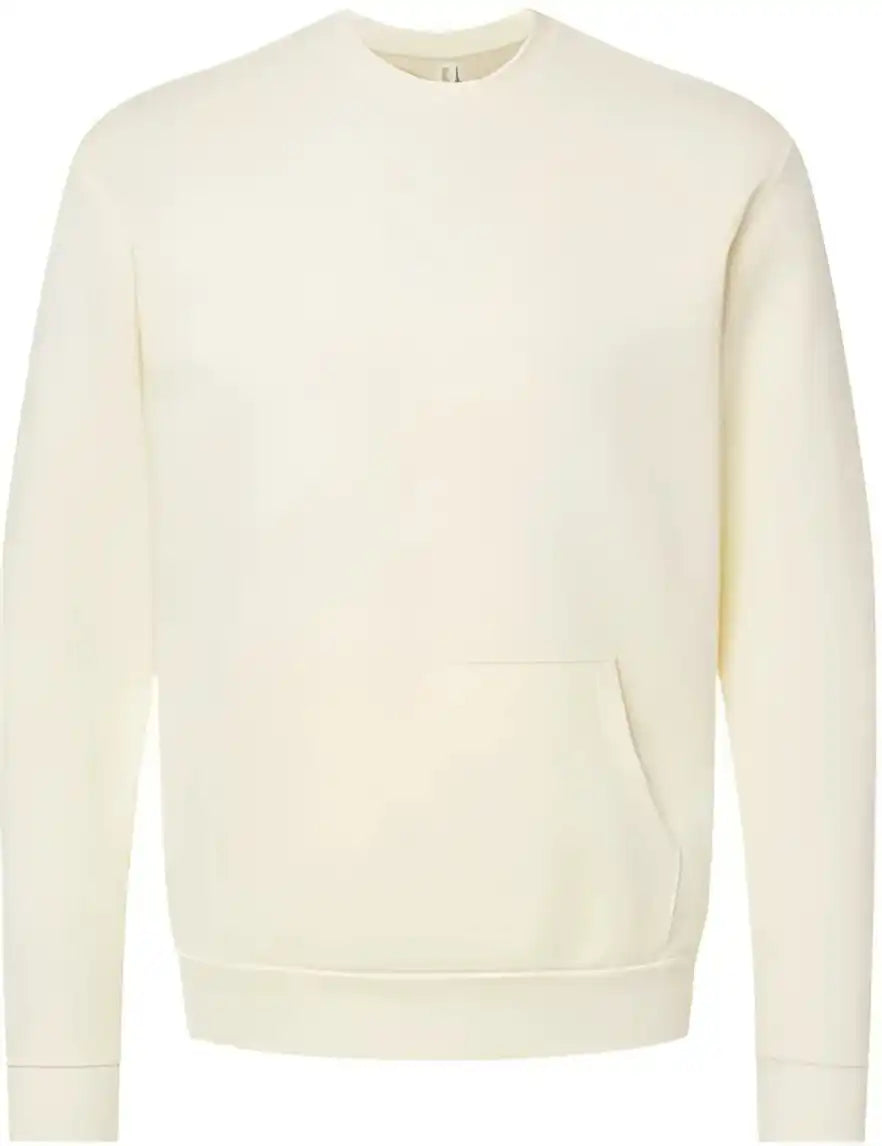 Next Level 9001 Unisex Santa Cruz Pocket Sweatshirt Natural