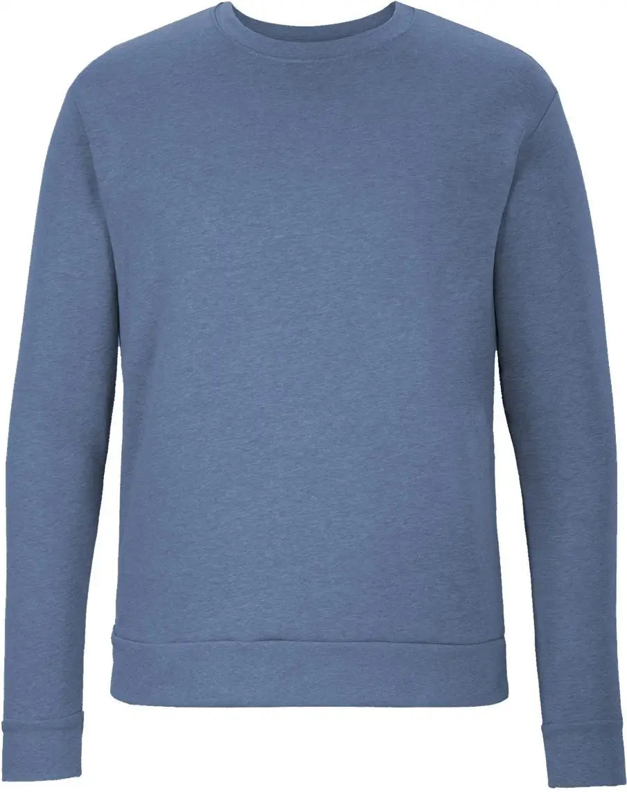 Next Level 9002 Malibu Sweatshirt - Heather Bay Blue - Adult Xs