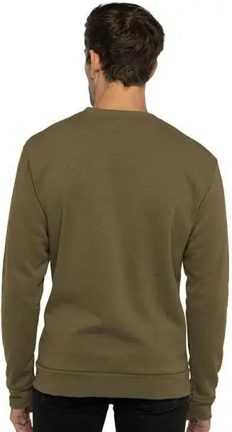 Next Level 9002 Malibu Sweatshirt - Heather Military Green