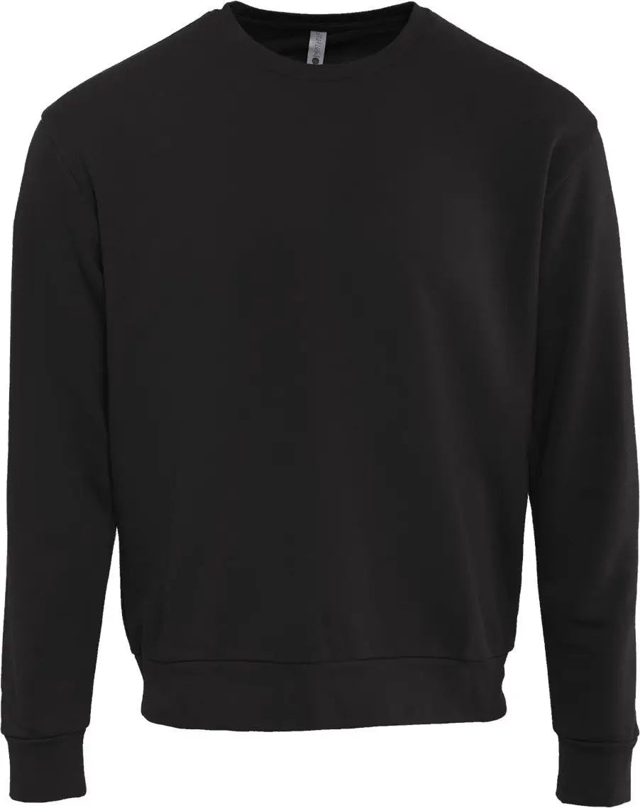 Next Level 9003 Santa Barbara Sweatshirt - Black - Adult Xs