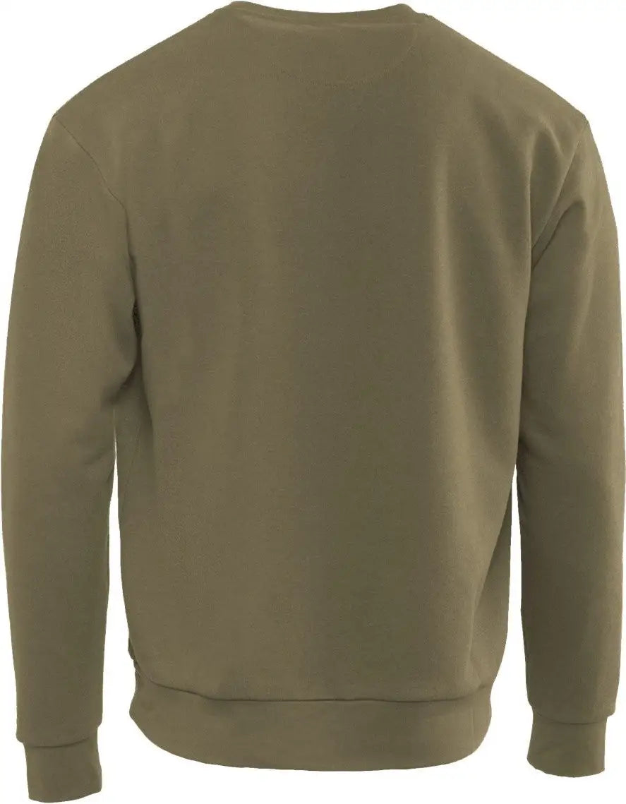 Next Level 9003 Santa Barbara Sweatshirt - Military Green - Adult Xs