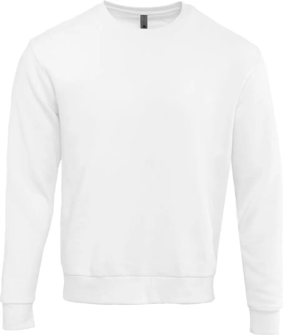 Next Level 9003 Santa Barbara Sweatshirt - White - Adult Xs