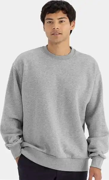 Next Level 9007 Heavyweight Crewneck Sweatshirt - Heather Gray