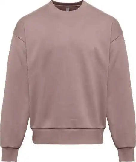 Next Level 9007 Heavyweight Crewneck Sweatshirt - Shiitake