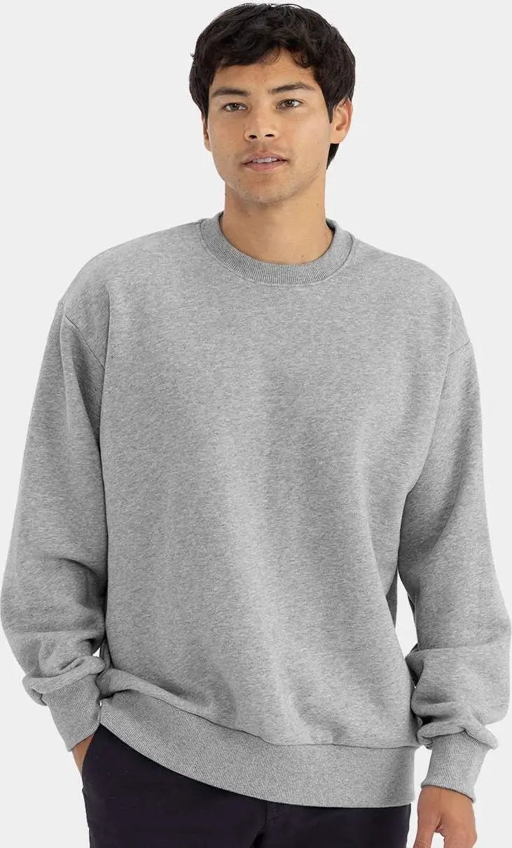 Next Level 9007 Heavyweight Sweatshirt - Heather Gray - Adult Xs