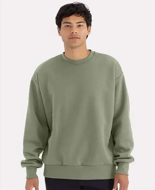 Next Level 9007 Heavyweight Sweatshirt - Light Olive - Adult Xs