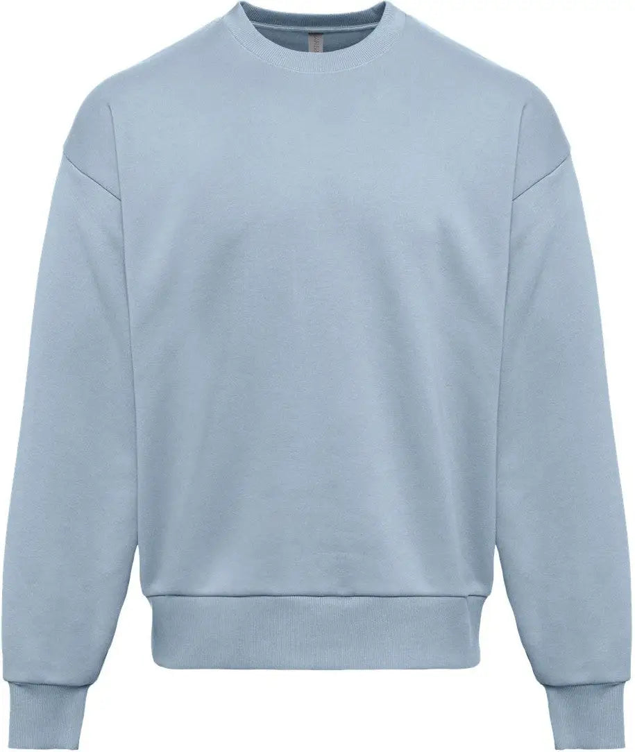 Next Level 9007 Heavyweight Sweatshirt - Stonewash Denim - Adult Xs