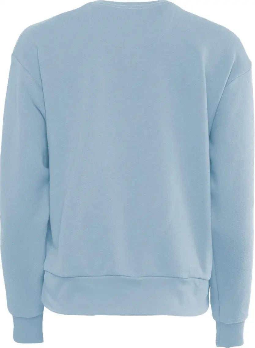 Next Level 9084 Women’s Sueded French Terry Sweatshirt - Stonewash Denim