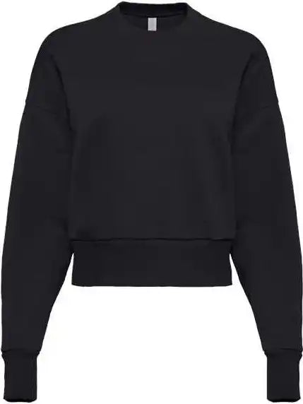 Next Level 9087 Women’s Heavyweight Crewneck Sweatshirt - Black
