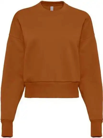 Next Level 9087 Women’s Heavyweight Crewneck Sweatshirt Clay