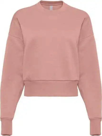 Next Level 9087 Women’s Heavyweight Crewneck Sweatshirt Desert Pink